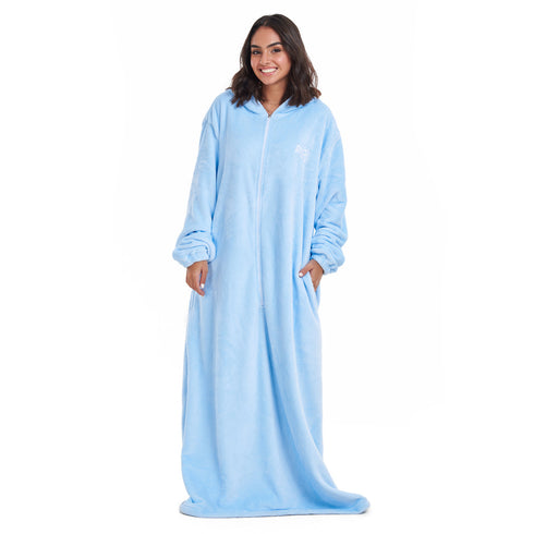 Snuggs Wearable Blanket Monk Light Blue